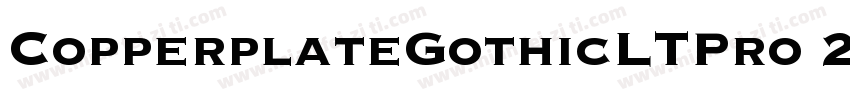 CopperplateGothicLTPro 29BC字体转换